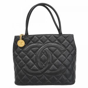 Chanel Reissue Tote Bag, Caviar Skin, Black, Women's